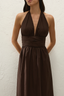 Lido Maxi Dress Espresso
