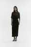Column Cape Dress Olive