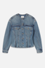 The Nipped Collarless Jacket Umbria