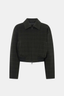 Casio Cropped Bomber Charcoal