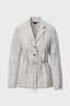 Chappell Plaid Blazer White Multi