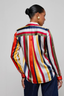 Tyler Silk Blouse Multi Bright Stripe