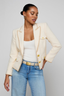 Wylla Tweed Blazer Ecru/Biscuit