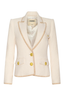 Wylla Tweed Blazer Ecru/Biscuit
