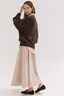 The Corduroy Maxi Skirt Limestone
