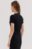 The Rib Knit Tee Black