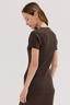 The Rib Knit Tee Brazil Nut