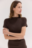 The Rib Knit Tee Brazil Nut