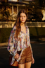 Long Sleeve Blouse Sea Garden Off White