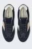 Planche Low Woman Daim Tresse Bleu