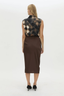 Elowyn Wrap Midi Skirt Espresso