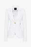 Linen Duchess Blazer White