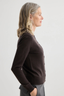 Sylvia Merino Cardigan Espresso