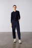 Sylvia Merino Cardigan Navy