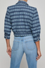 Jia Tweed Jacket Blue Multi Stripe