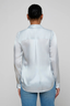 Tyler Long Sleeve Blouse Pale Mist Blue