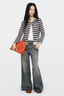 Missya Striped Cardigan Marine