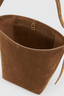 Elly Bucket Bag Suede Tobacco