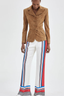 Shrunken Suede Blazer Fawn