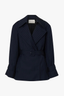 Brody Short Trench Coat French Navy Stripe