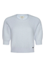Guinevere Cropped Pullover Pale Mist Blue