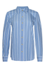 Ellery Poplin Shirt Allure Blue/ White Stripe