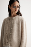 Abigail Cardigan White Marle