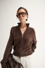 Leon Cardigan Chocolate