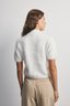 Claudia Cashmere Short Sleeve Snow