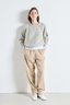 Vitow Jumper Light Grey Melange