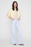 Cade Tee Anine Bing Washed White Leopard