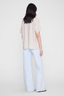 Cade Tee Anine Bing Washed White Leopard