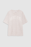 Cade Tee Anine Bing Washed White Leopard