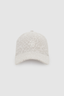 Jeremy Baseball Cap AB Washed White Leopard