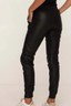 Lauren Leather Joggers Black