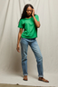 Harley Cotton Boxy Crew Tee Grass