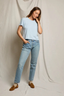 Harley Cotton Boxy Crew Tee Powder Blue