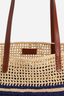 Raffia Basket With Stripes