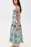 Manoela Sleeveless Belt Maxi Dress Off-White