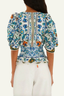 Flora Tile Blouse Off-White