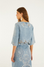 Richelieux Cropped Blouse Denim