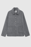 Luca Jacket Cashmere Blend Heather Grey