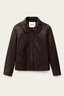 Milos Leather Jacket Marron