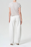 Luna Pieced Jean Chalk White