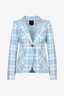 Patch Pocket Duchess Blazer Sky Plaid