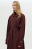 Dia Trench Coat Burgundy