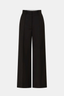 Saxony High Waisted Pintuck Pant Espresso