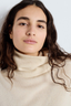 Raxow Roll Neck Jumper Natural