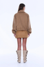 Maeve Wool Blend Bomber Sand