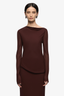 Amanda Long Sleeve Maxi Dress Raisin